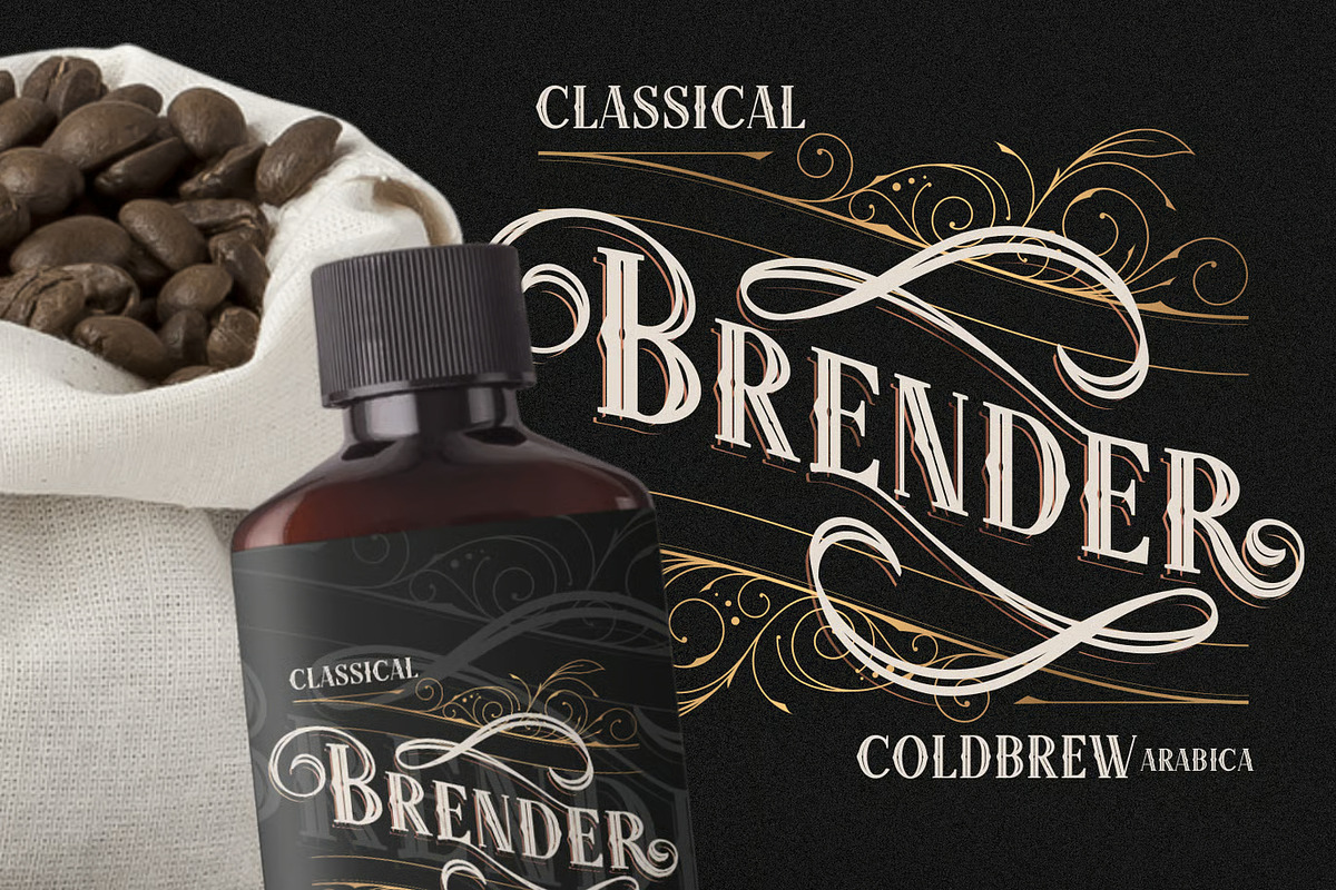 Blender Font, a Script Font by Runsell Studio (Photo 3 of 3)