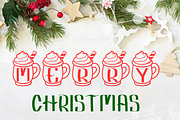 Chrismas mug, a Symbol Font by Petal Pixels (Thumbnail 9 of 10)