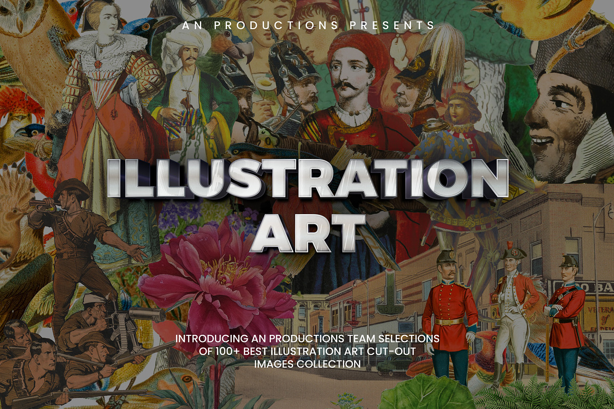 1775+ Mega Collage Creator Bundle, an Object Graphic by AN Productions (Photo 8 of 20)