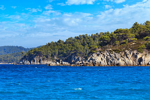 Aegean sea coast (Chalkidiki, Greece)., a Nature Photo by YuriyB