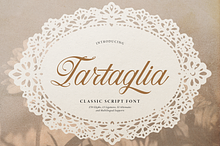 Tartaglia | Classic Script Font