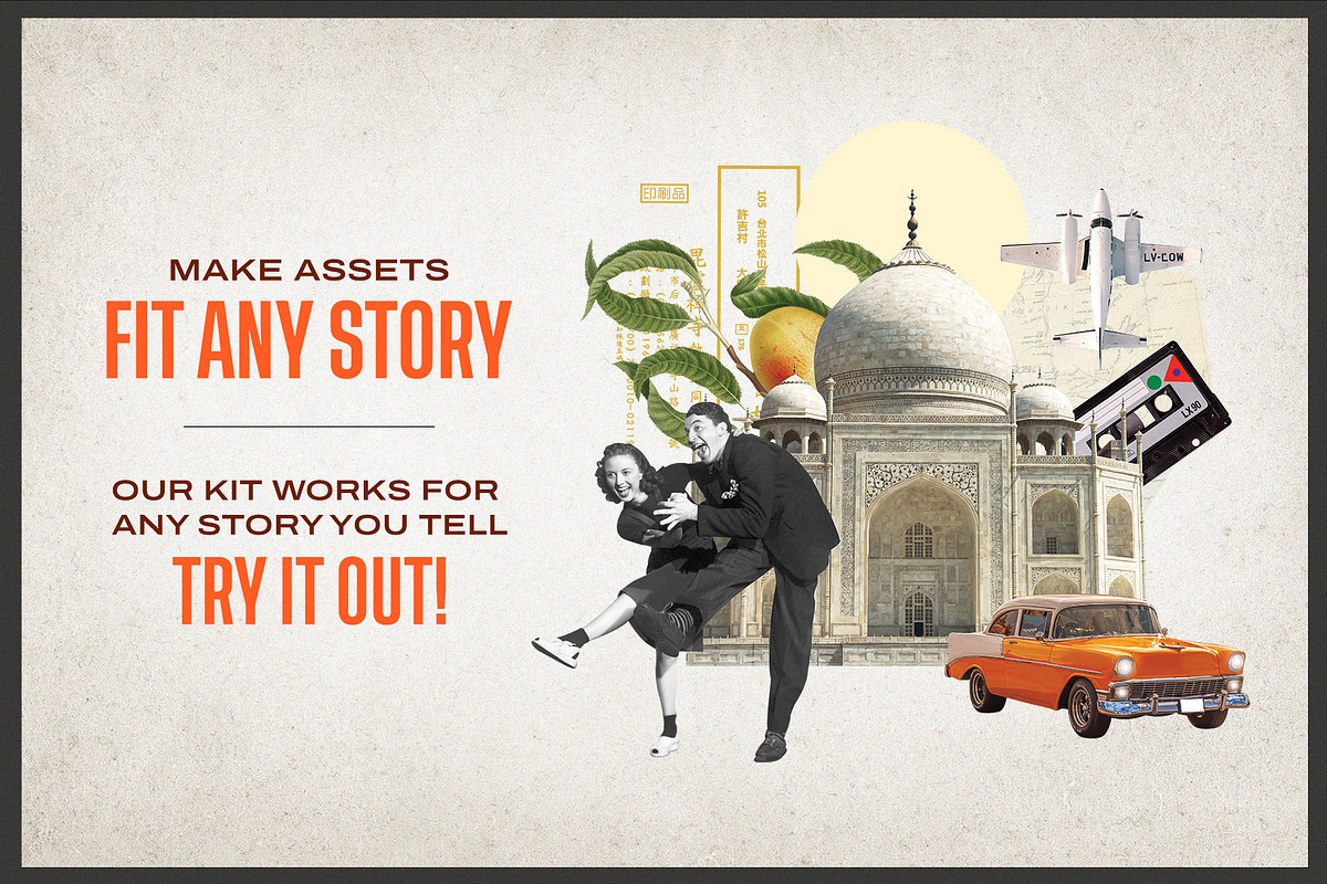 Storytelling and Collage Kit, an Object Illustration by SNIPESCIENTIST (Photo 12 of 44)