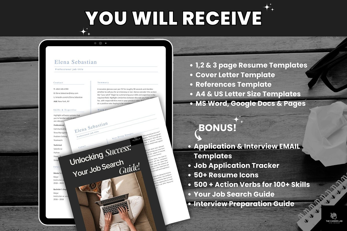 Resume/CV for entry level jobs, a Resume Template by The Career Lab (Photo 8 of 10)