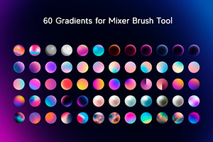 3D Fluid Mixer Brush Gradients