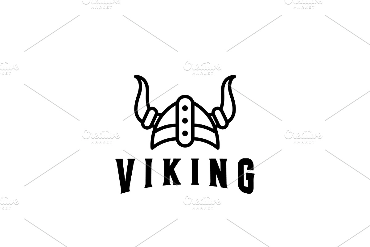 Viking Armor Helmet Logo Design, a Branding & Logo Template by AlvinStd