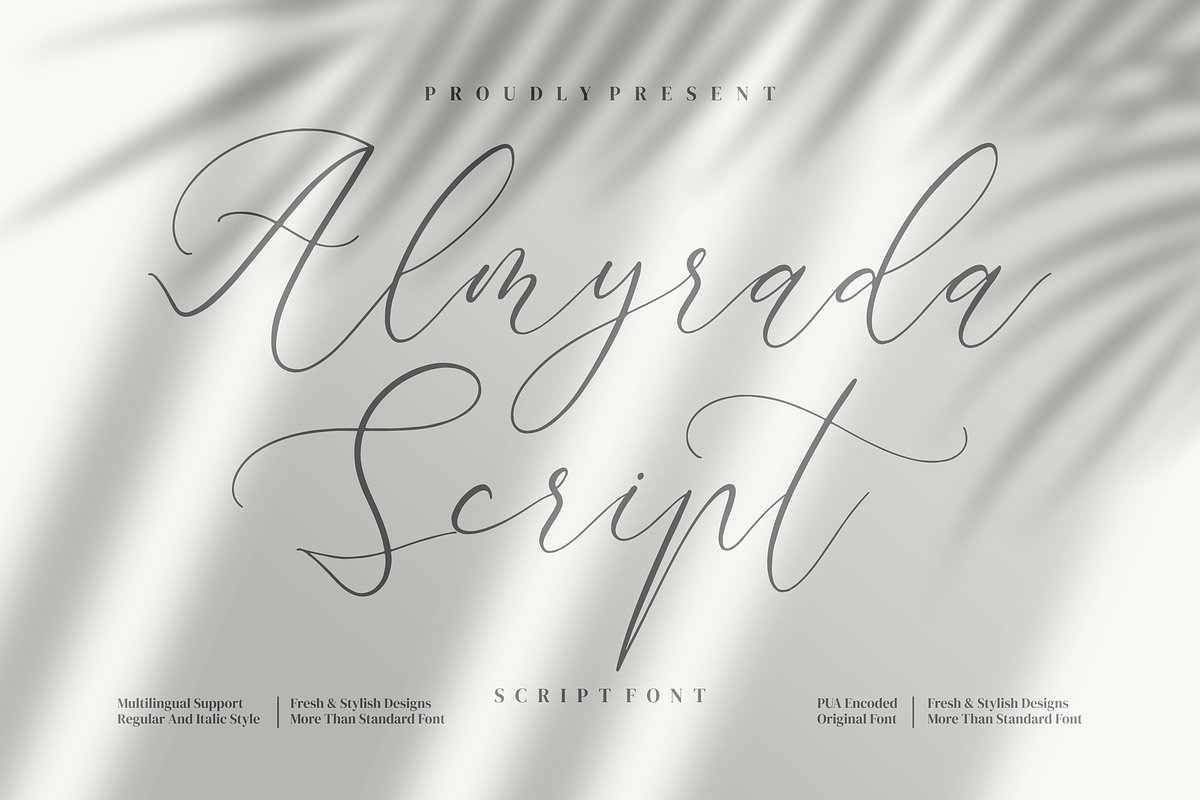 Almyrada Script, a Script Font by Integritype Studio (Photo 1 of 8)