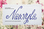 Nawiyla | Handwritten Script, a Script Font by gracetype_studio (Thumbnail 1 of 11)