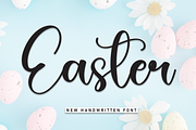 Easter | Script Font, a Handwritten Font by Scratchones (Thumbnail 1 of 8)