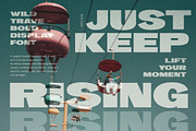 Wild Trave Nostalgic Bold Sans, a Sans Serif Font by Letterhend Studio (Thumbnail 9 of 12)