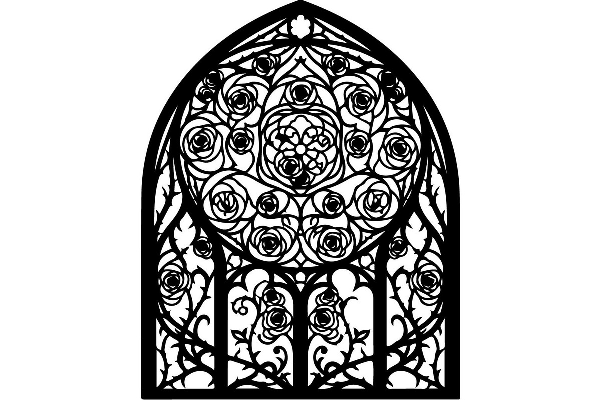 Black Floral Mandala Bundle, an Illustration by Designer_Momina (Photo 10 of 20)