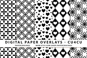 Pattern overlays, Photoshop template