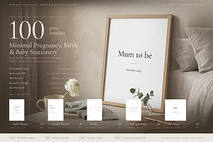 Baby Stationery 100 Templates V3