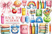 Back to School Png, Retro School, an Illustration by Designworld (Thumbnail 1 of 6)
