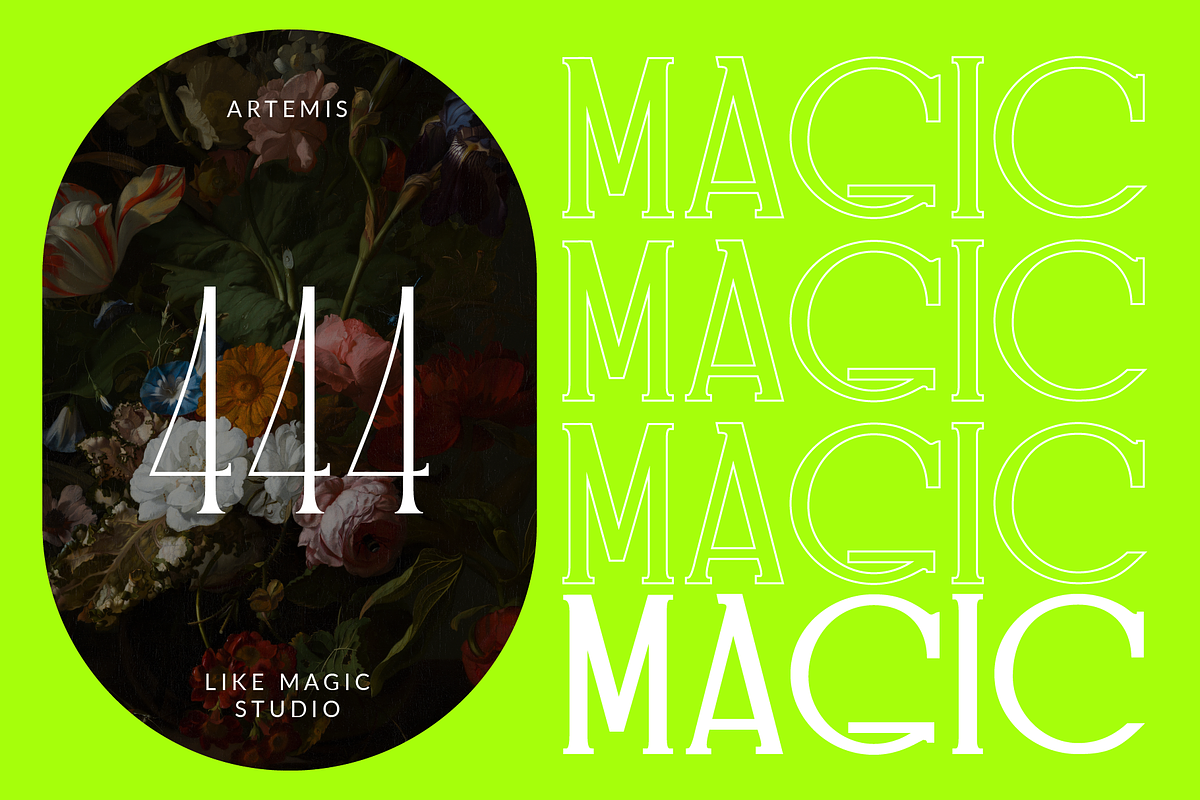 Artemis - An Elegant Serif, a Serif Font by Like Magic Studio (Photo 7 of 11)