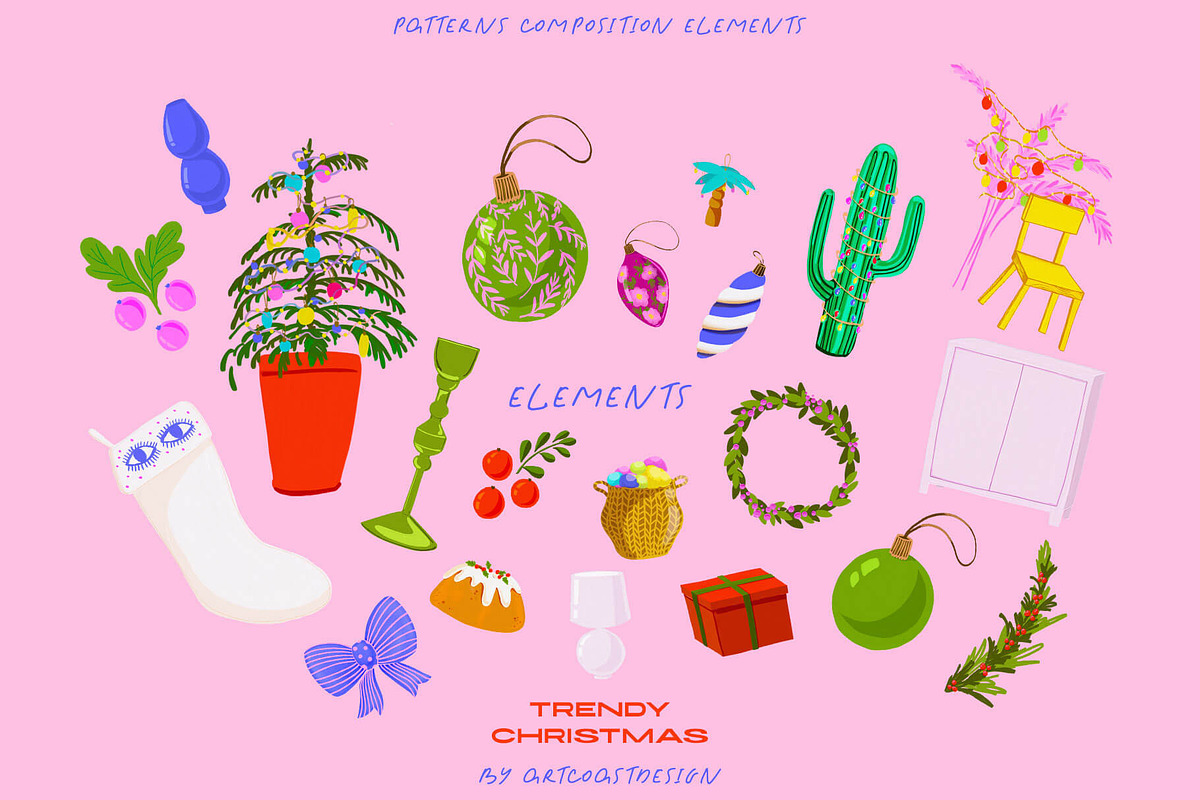 Acrylic Trendy Christmas, an Object Graphic by nadispasibenko (Photo 11 of 18)