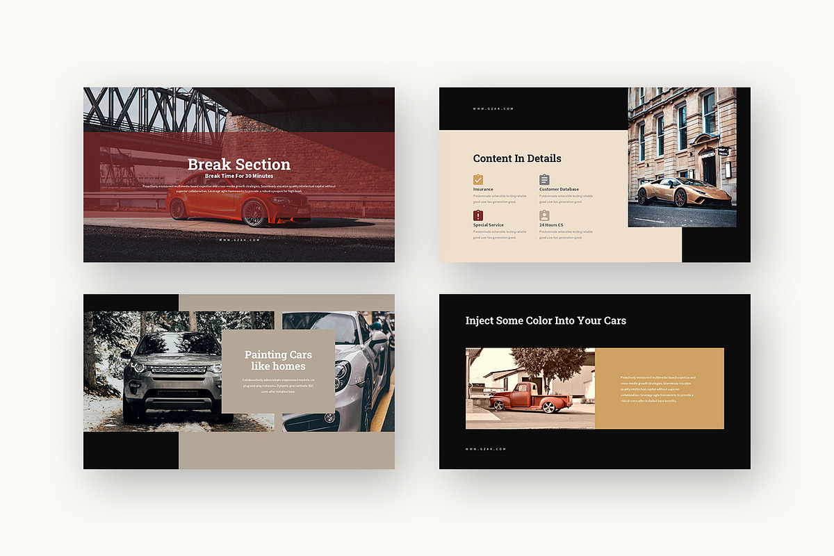 Gzak : Auto Detail Google Slides, a Presentation Template by Punkl Camp (Photo 13 of 16)