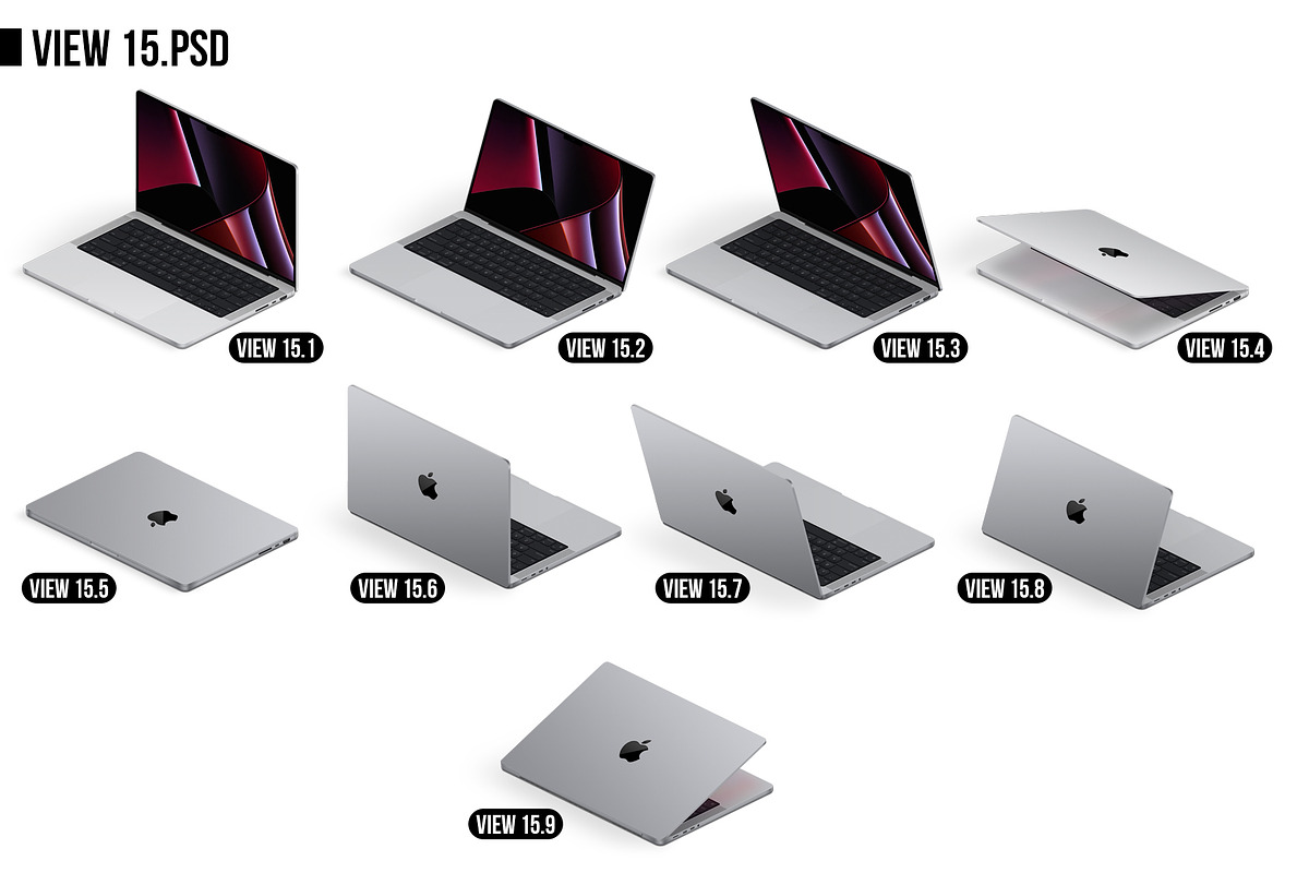 Apple Macbook Pro 14 (2021) MockUp, a Mac Mockup by Alex_Yanko (Photo 16 of 19)