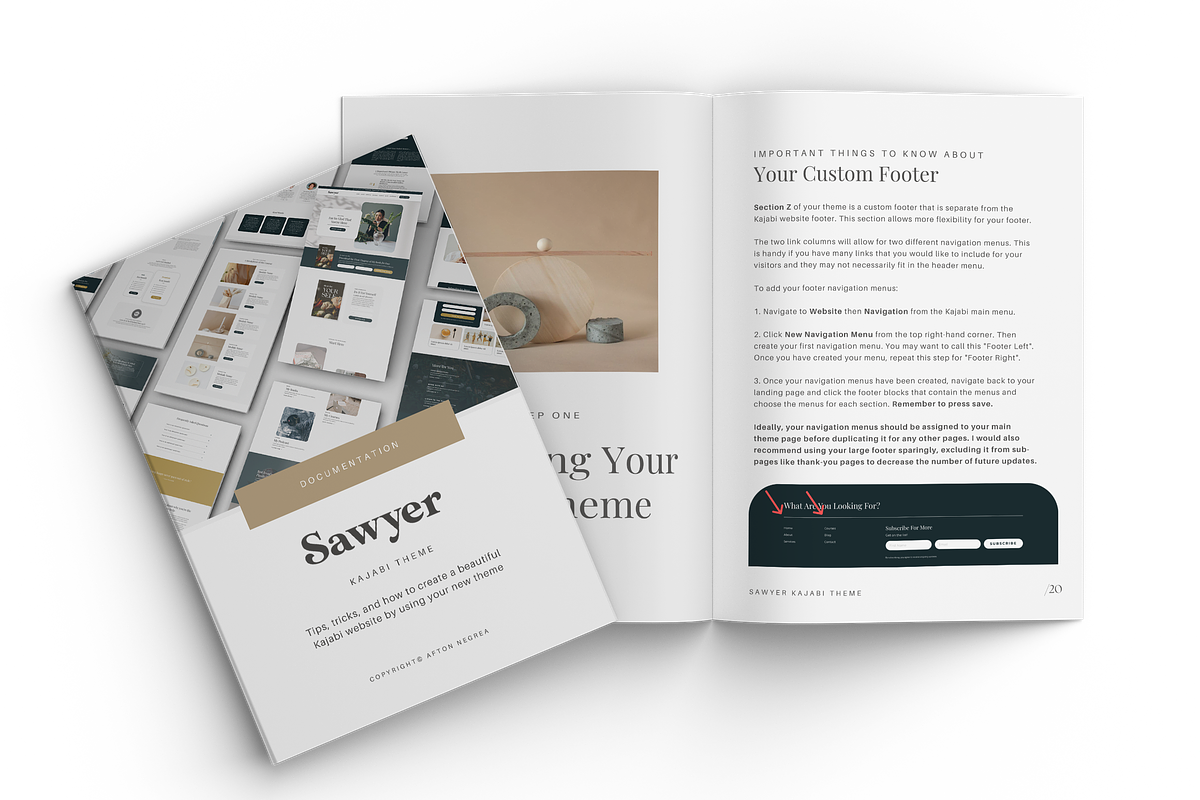 Sawyer Full Kajabi Theme, a Websites & App Template by Afton Negrea (Photo 9 of 12)