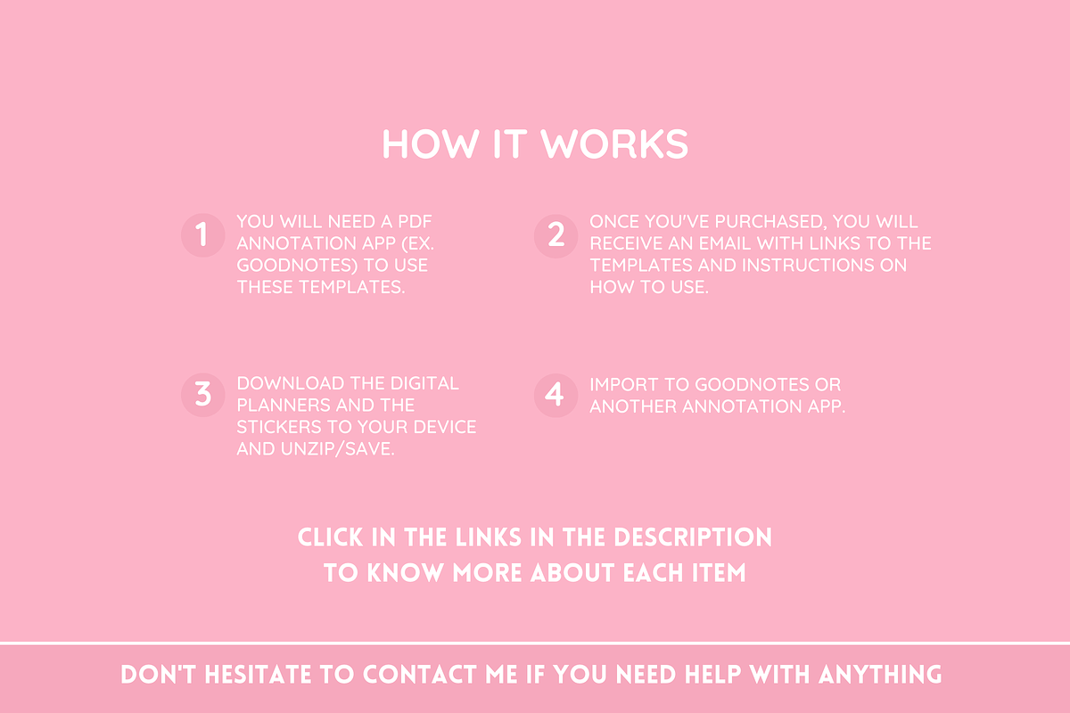 Pastel Digital Planner Mega Bundle, a Templates & Theme by SunshineStudioBoutique (Photo 11 of 11)