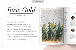 ROSE GOLD Magazine PPT