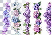 Floral Border Clipart, Page Dividers, a Decorative Illustration by Loony Dream Designs (Thumbnail 2 of 5)
