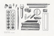 Back to School Supplies Vector, an Education Illustration by YarovaArt (Thumbnail 3 of 15)