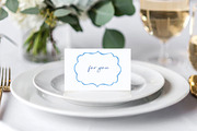 Watercolor Blue Frames Clipart, an Object Graphic by SvetaArtStore (Thumbnail 5 of 8)
