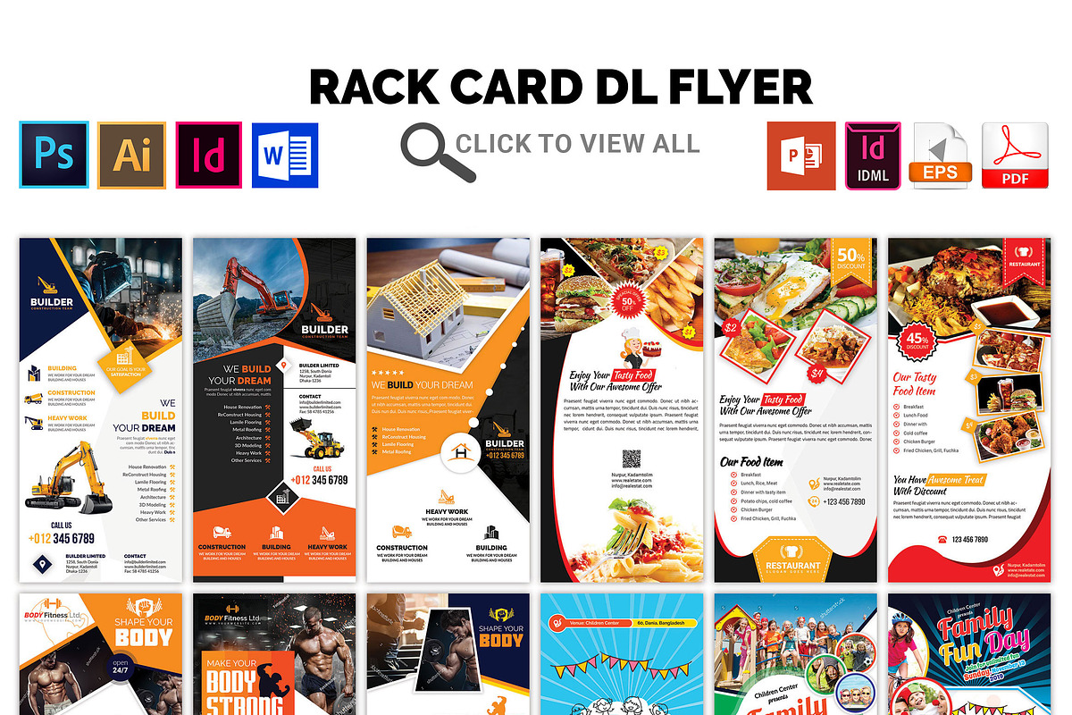 120 Corporate Flyer & Poster Bundle, a Flyer Template by Imagine Design Studio (Photo 32 of 33)