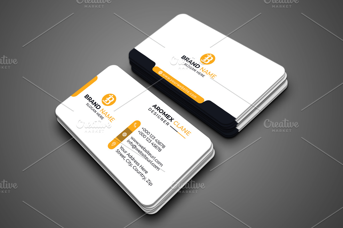 Corporate Business Card Template, a Business Card Template by saifulbranding (Photo 3 of 4)