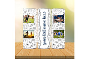 20oz Personalized Soccer tumbler, a Templates & Theme by Sania (Thumbnail 2 of 5)