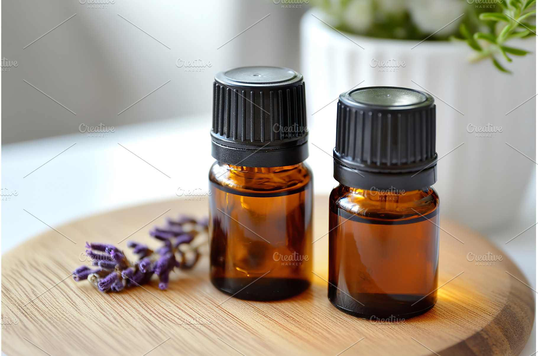 Aromatic essential oils with, a Beauty & Fashion Photo by Lermont51