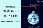Watercolor Blue Baubles Clipart PNG, an Illustration by SinaCreation (Thumbnail 6 of 7)