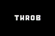 Throb Font, a Font by Pedro Azedo (Thumbnail 1 of 7)