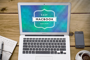 Mockup Macbook Air 9