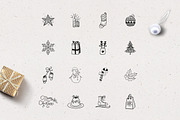 Xmas Instagram Highlight Story Icons, a Social Media Template by Olya Creative (Thumbnail 2 of 4)