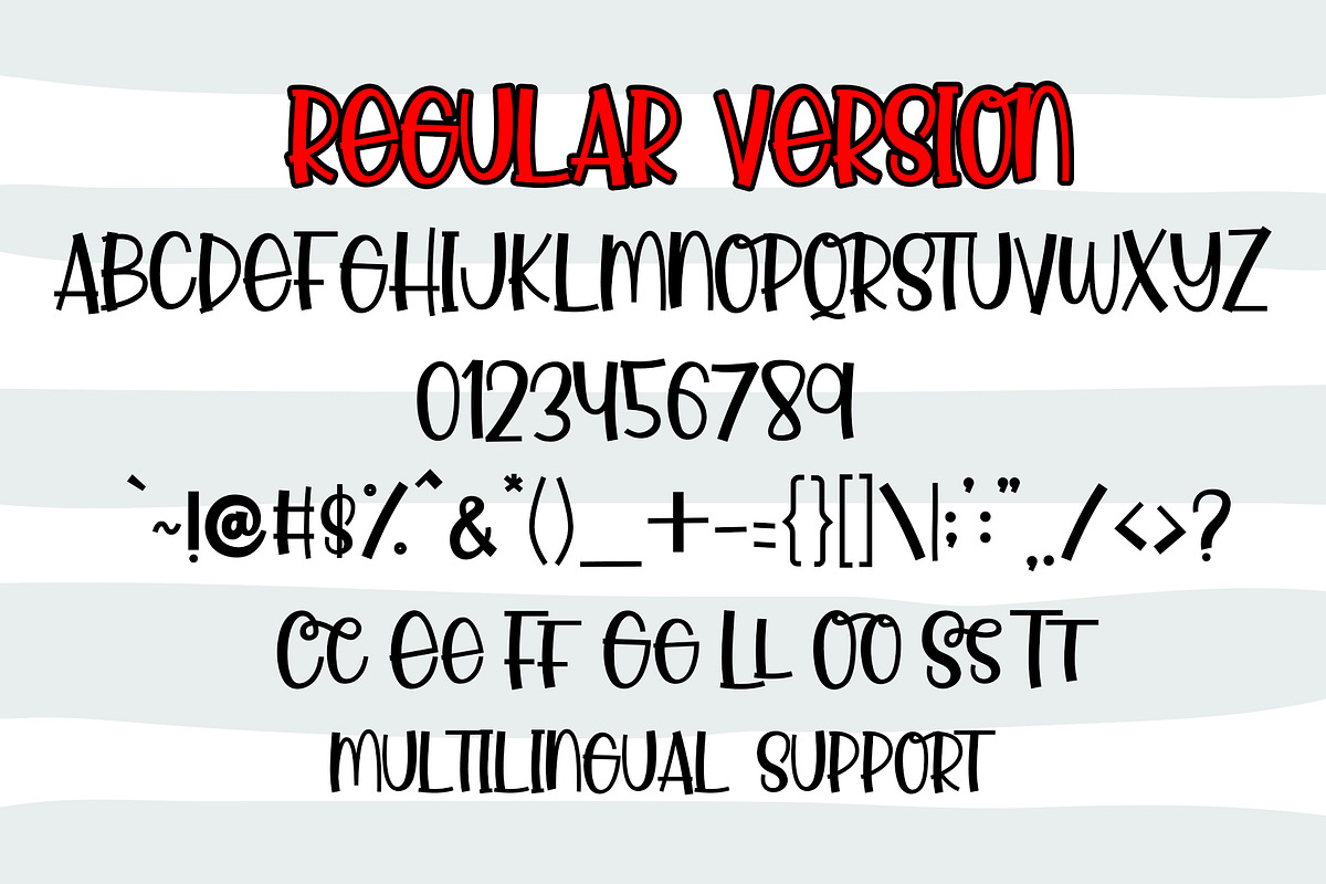 Little Foxie - Two Styles Font preview 5