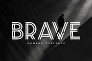 Wander Brave Modern Typeface, a Sans Serif Font by Heinzel Std (Thumbnail 8 of 8)