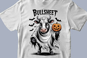 Bullsheets Funny Cow Halloween PNG, a Graphic by olgasallom (Thumbnail 3 of 3)