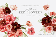 FLORAL WINTER BOX Watercolor Bundle, a Seasonal Illustration by Muse Artist (Thumbnail 66 of 95)