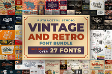 Best Vintage Font Bundles