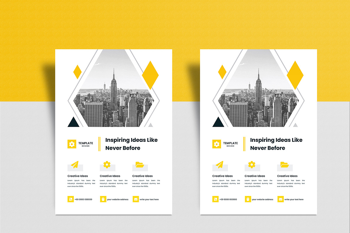 Minimal Clean Business Flyer Design, a Flyer Template by mijli (Photo 17 of 19)