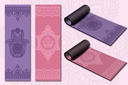 Patterns for yoga mats, a Pattern Graphic by Katika Shop (Thumbnail 3 of 7)