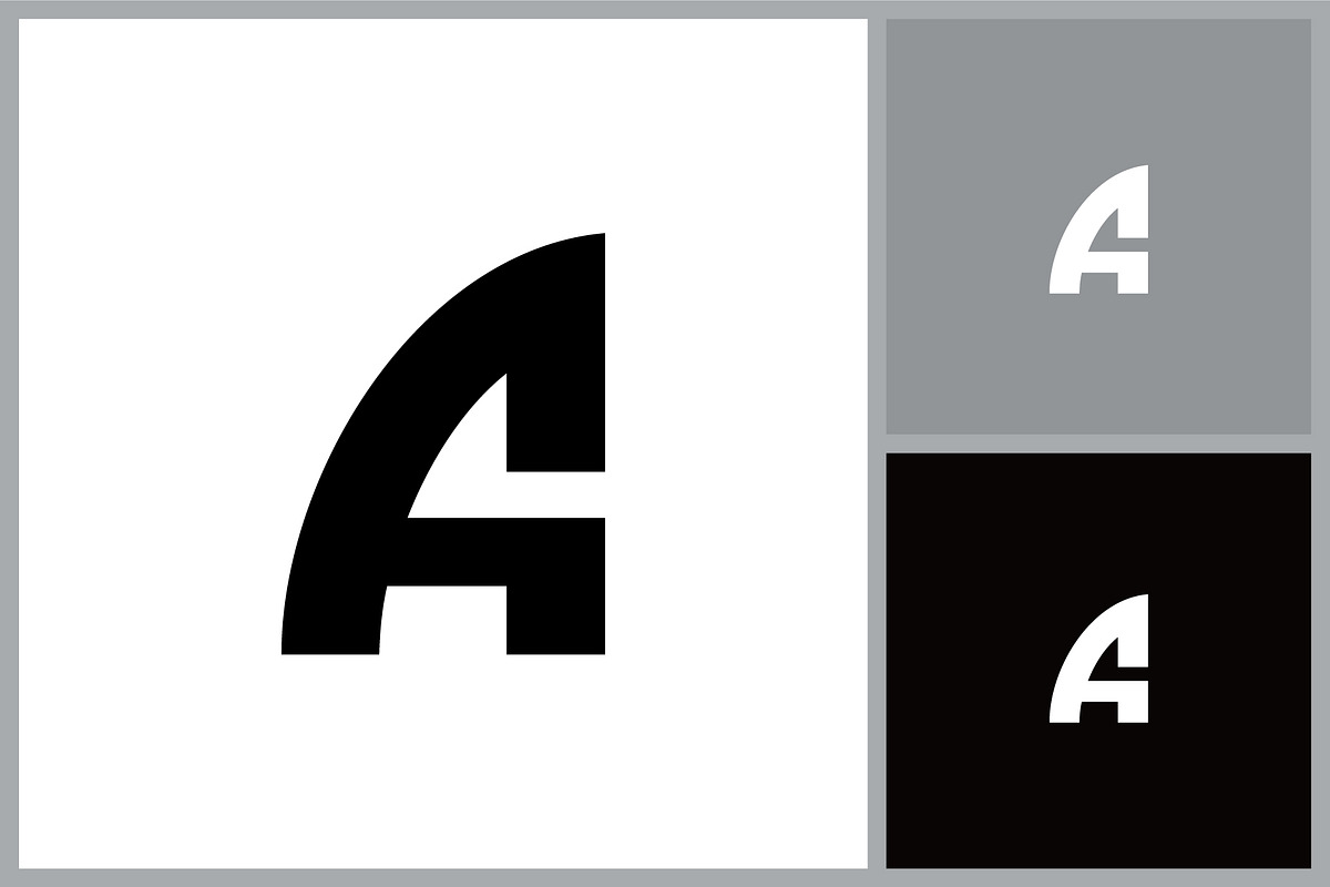 Letter A Initial Symbol, a Branding & Logo Template by quadrazo (Photo 1 of 2)