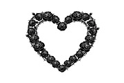 Floral Heart Wreath SVG Bundle, an Illustration by Gaye Art (Thumbnail 10 of 31)