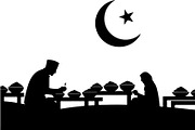 50 Ramadan Iftar Silhouette Bundle, an Illustration by Gfx_Store (Thumbnail 12 of 49)