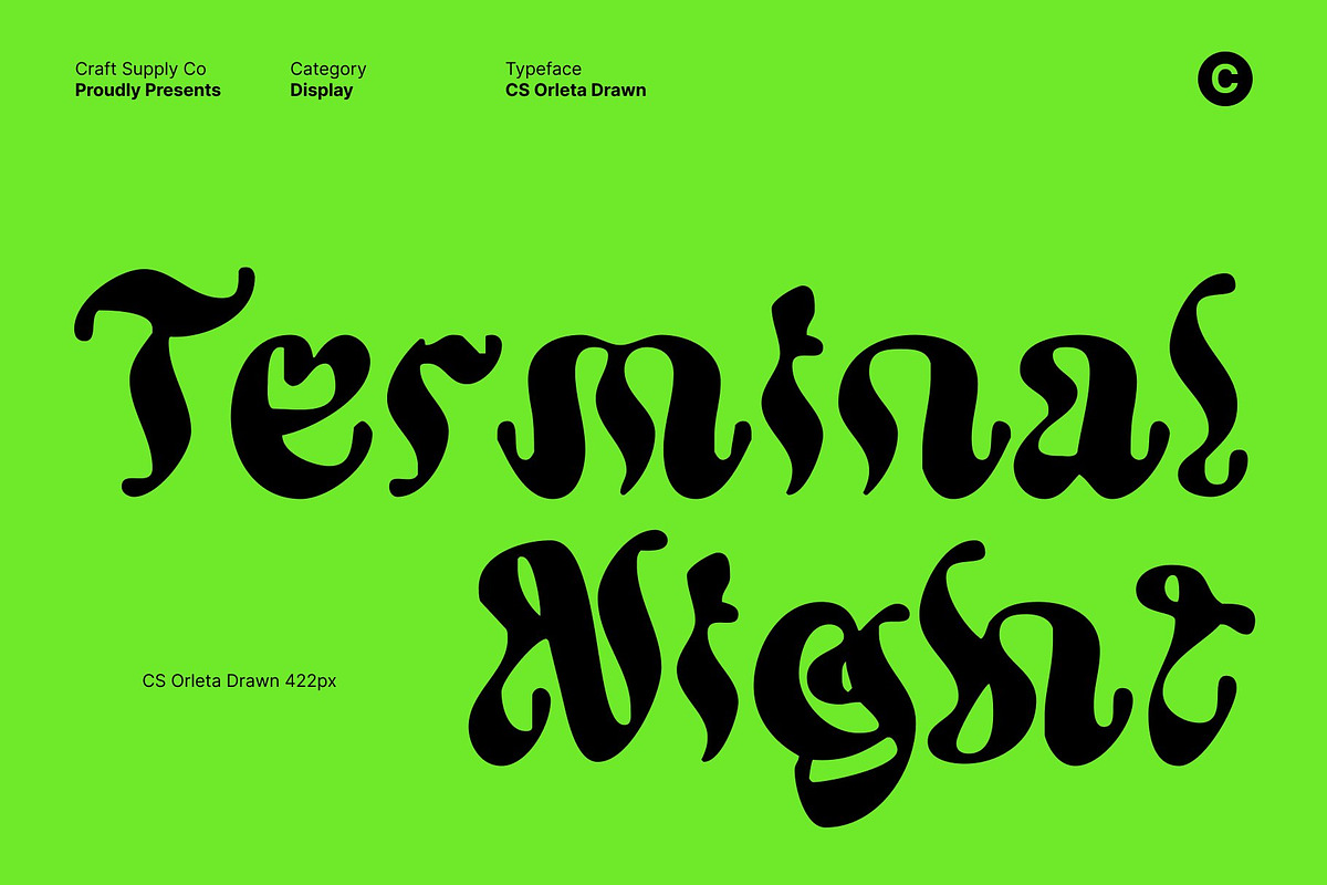 CS Orleta Drawn, a Sans Serif Font by Craft Supply Co. (Photo 4 of 8)