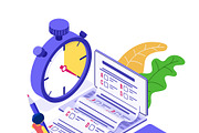 Online Distance Education from Home, an Education Illustration by TAlex (Thumbnail 4 of 6)