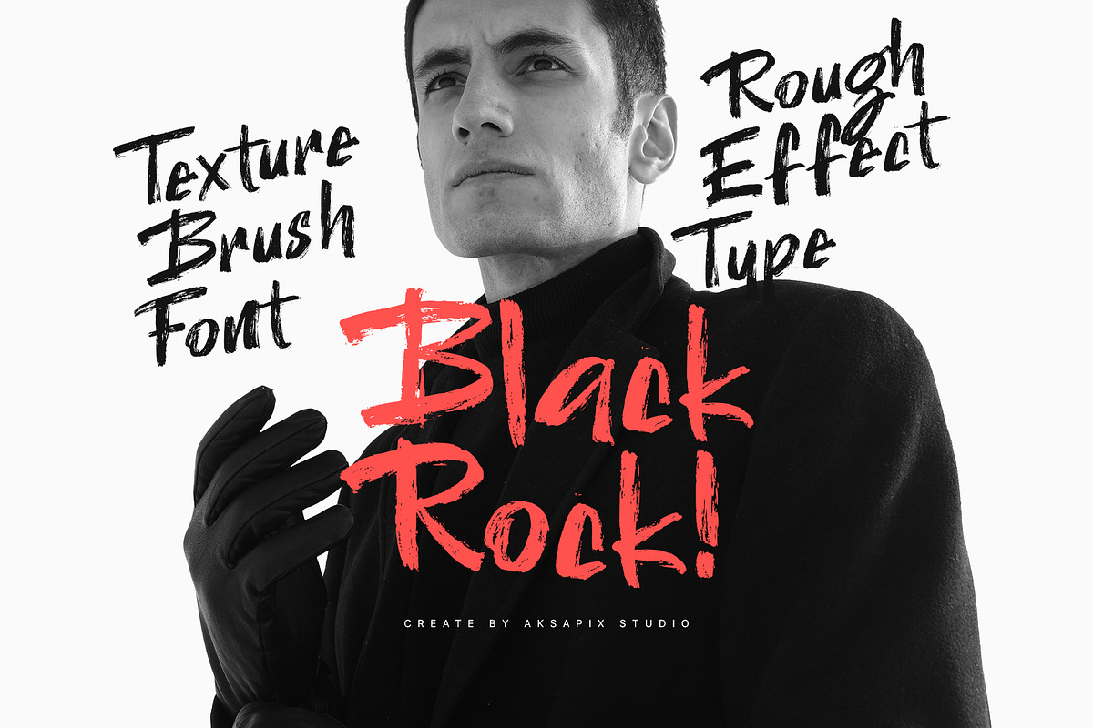 Hogan Brush - Brush Font Typeface, a Handwritten Font by Aksapix Studio (Photo 3 of 7)
