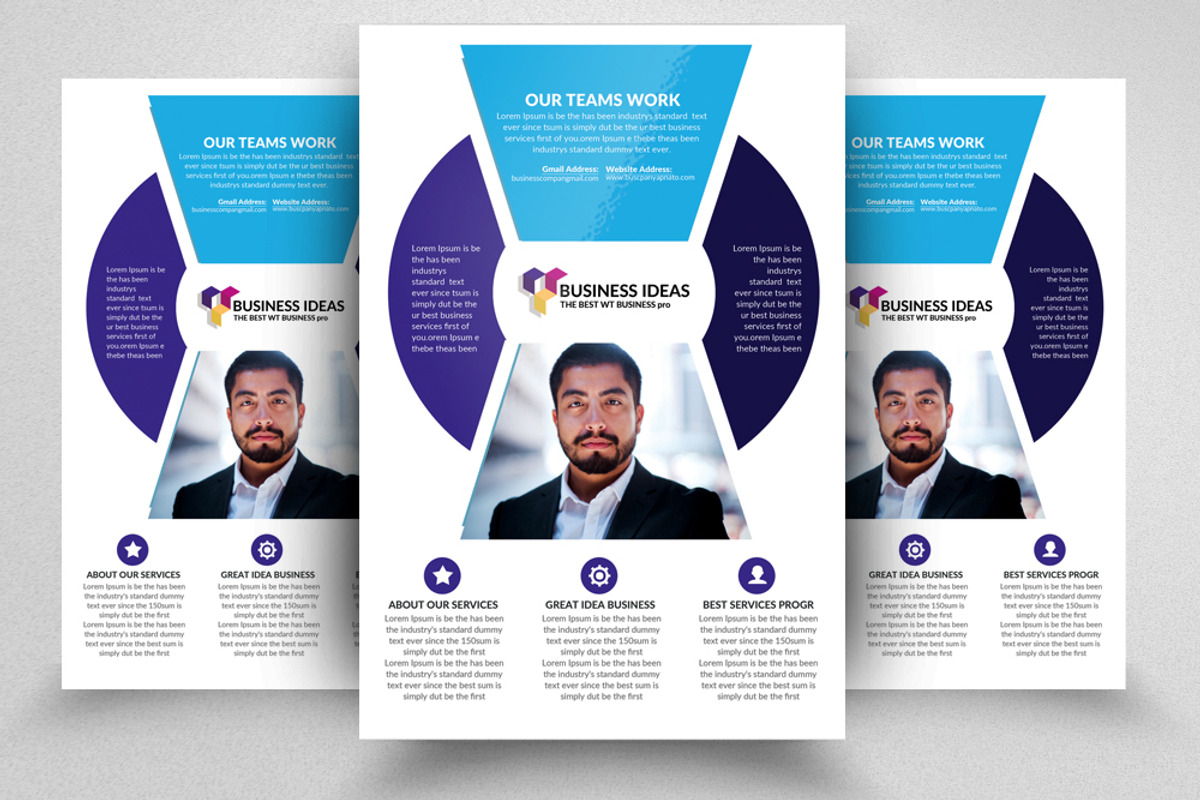 100 Business Flyers Mega Bundle, a Flyer Template by Design Up (Photo 9 of 100)