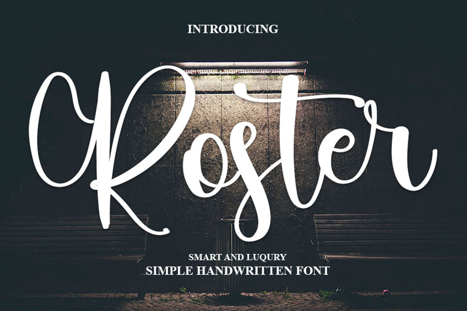 Roster - handwriting Font